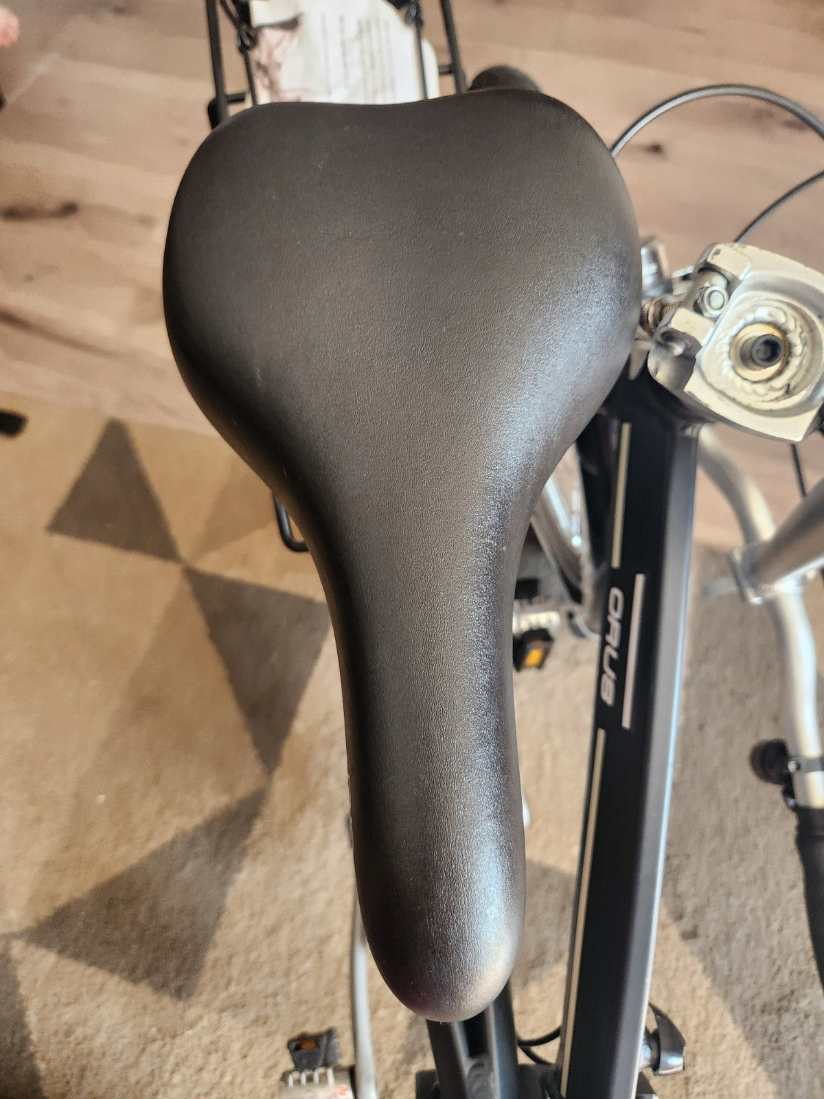 Denver ORUS 001 20in Folding Bike 7-Speed Black/Silver Rear Rack Mudguards