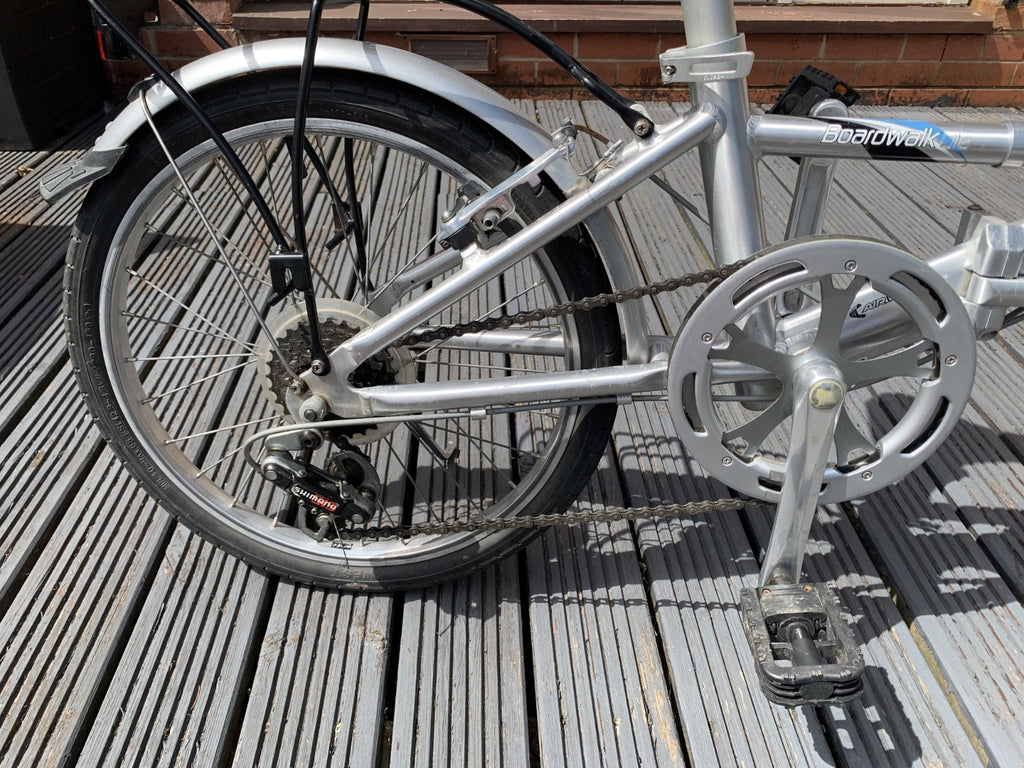 Raleigh Boardwalk Lite 16" Wheel Aluminium Folding Bike with Philips Carrier Bag
