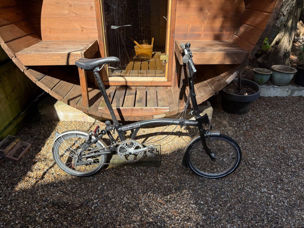Iconic Brompton M6R Folding Bike 3 Speed Gloss Black The Ultimate London Commute