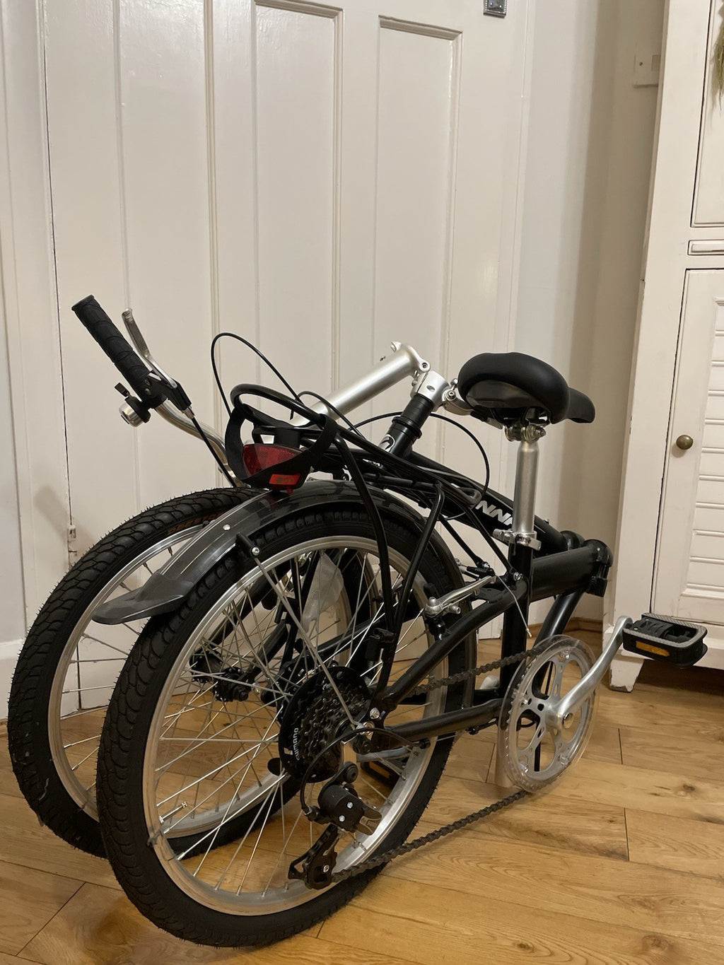 Premium Ganna Italian Folding Bike With Lights & Back Rack Included