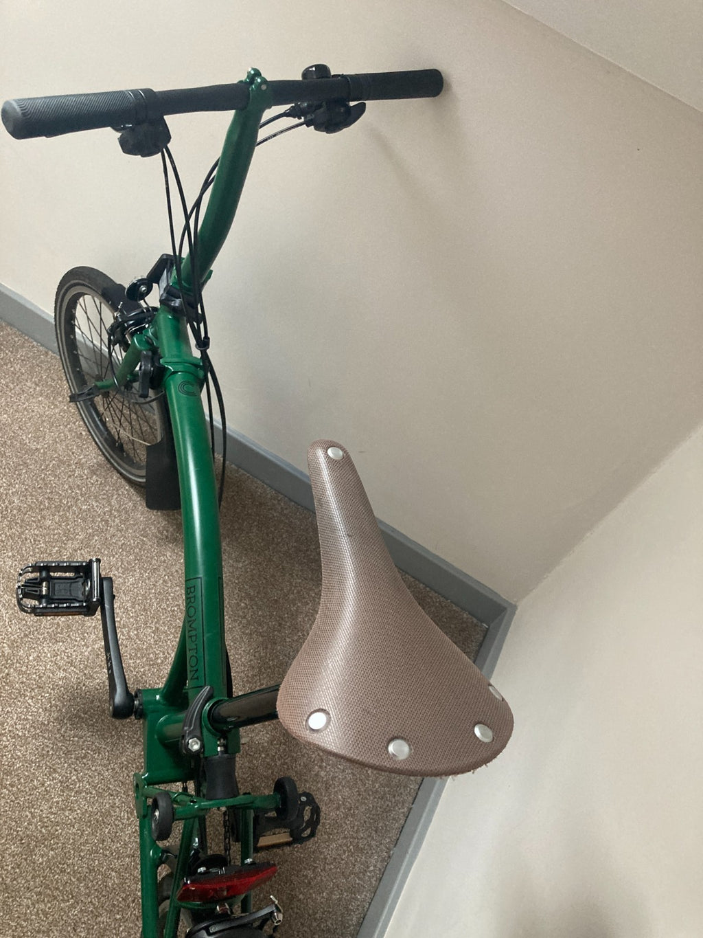 Brompton 2024 Brompton C Line M6L Black Edition Folding Bike - Racing Green