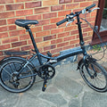 Dawes Kingpin 606 Aluminium 20in Folding Bike Black 7-Speed V-Brake Rack