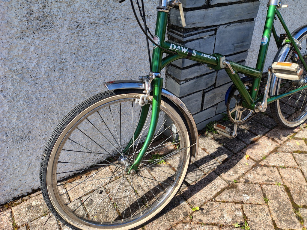 Dawes Kingpin Vintage 70/80's Folding Bicycle Rides OK.