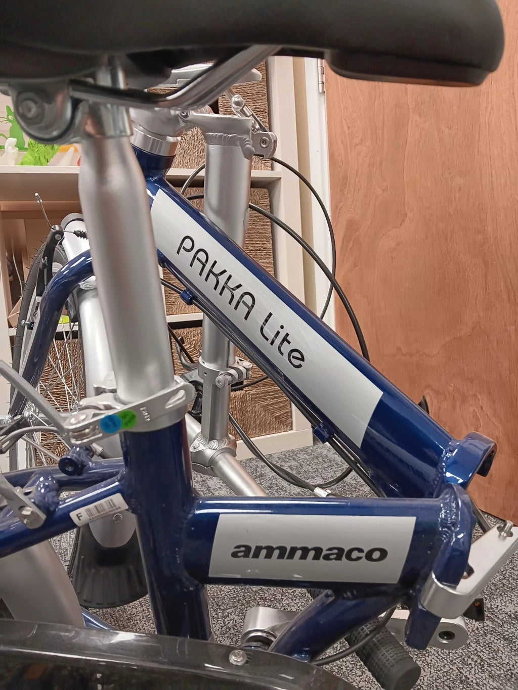 Ammaco Pakka Lite 20 Inch Wheel Folding Bike Blue (Southend)