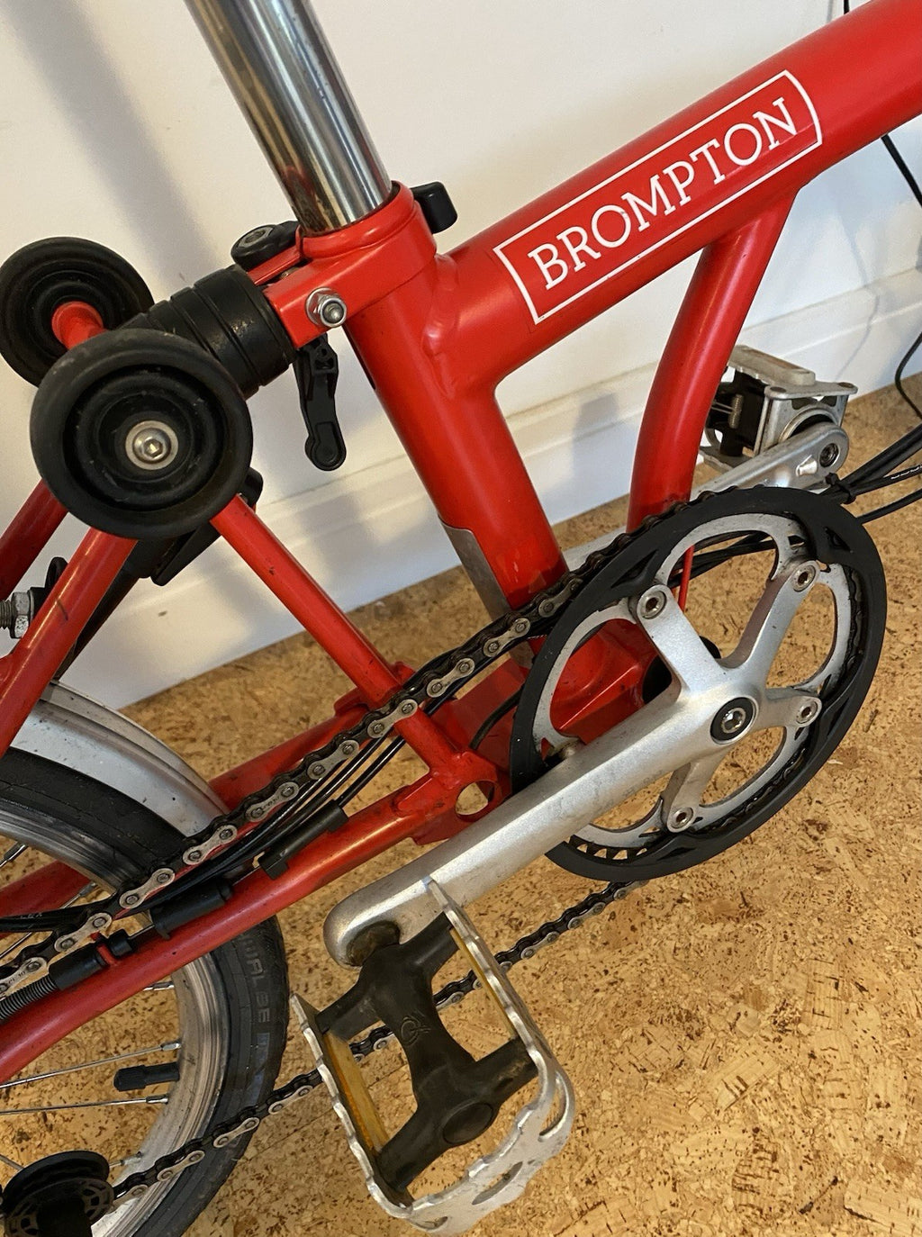 Brompton S6L Folding Bike Six-Speed Dynamo Plus Front and Rear Bags