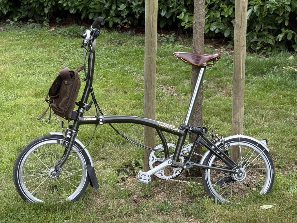 Brompton X Barbour Folding Bike M6L USED ONLY ONCE! Green