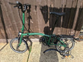 Brompton C Line 12-Speed hi Bar 2026 Racing Green Folding Bike
