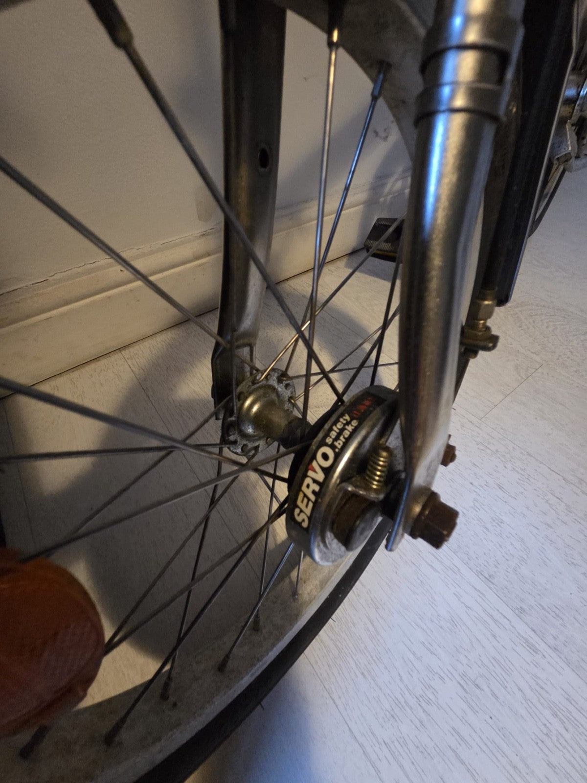 Classic Di-Blasi Folding Bicycle Cycle Silver 3 Spd gears Drum Brake