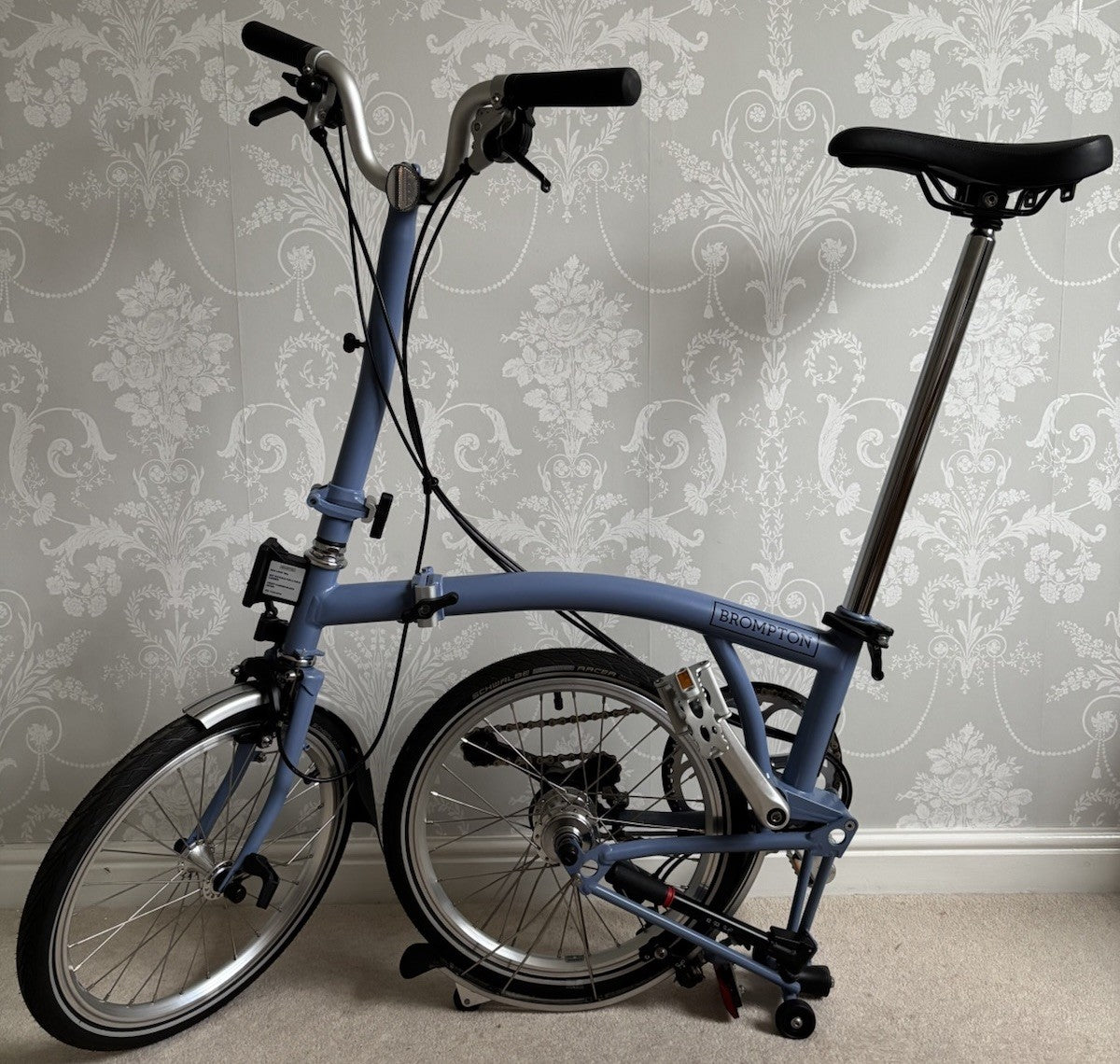 Brompton C Line 6 Speed H6L Folding bicycle in Cloud Blue - Test Ridden Only