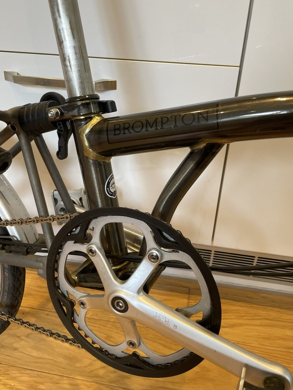 Brompton Folding Bike S2L-X Superlight in Raw Laquer