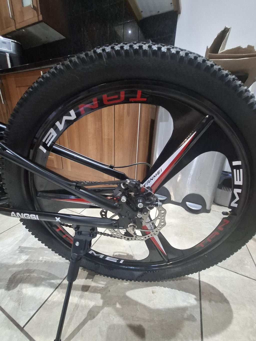Angsi Folding Mountain Bike 26 Wheels 7 Speed MTB Bicycle