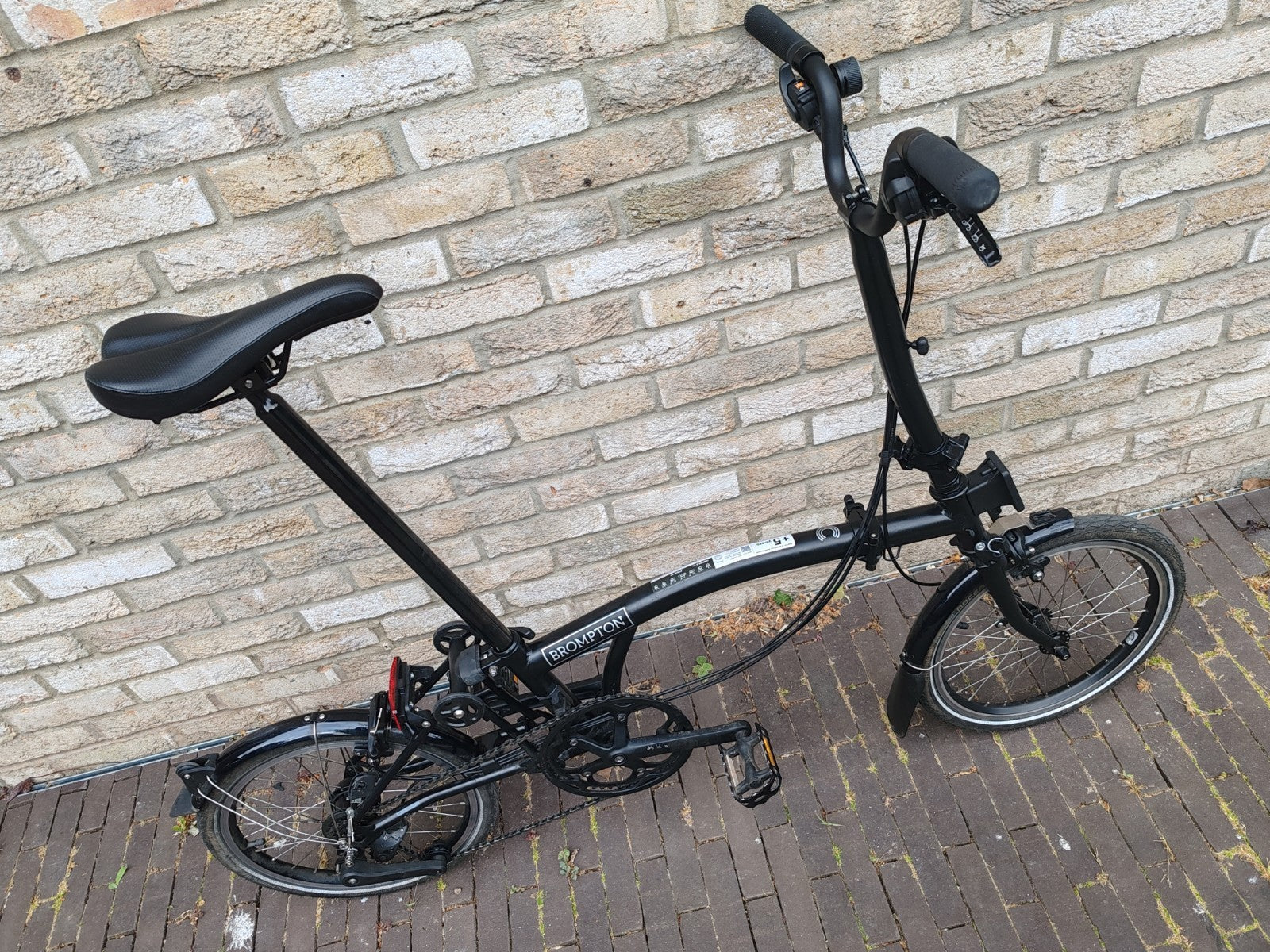 Brompton C Line 12 Speed Black Edition Folding Bike - Good Condition