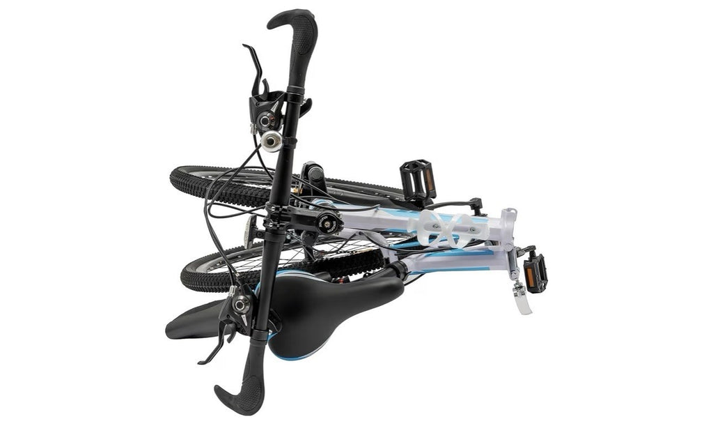 26" Folding Mountain Bike 21 Speed Men Bikes MTB Bicycle School Dual Disc Brake