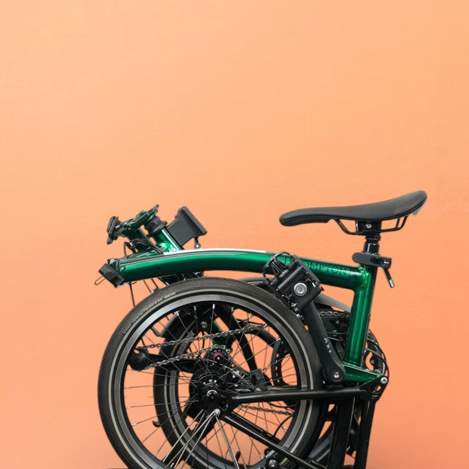 USED ONCE Brompton P Line Urban - Emerald Green