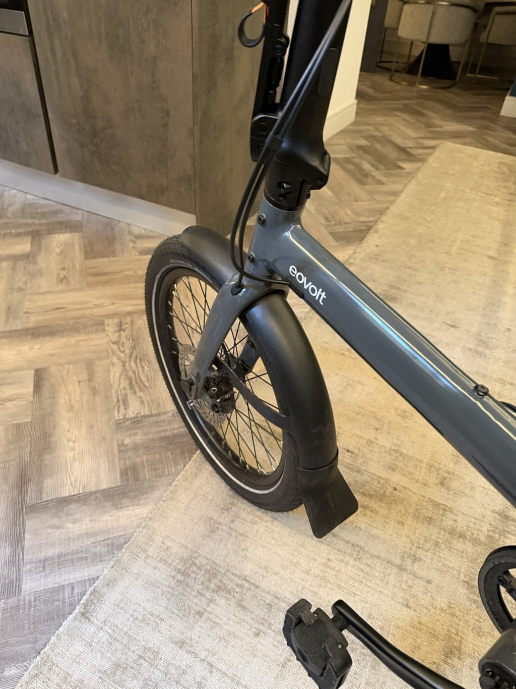 Eovolt Afternoon Pro Folding Bike, Grey - 20" Wheel - £3,000 RRP
