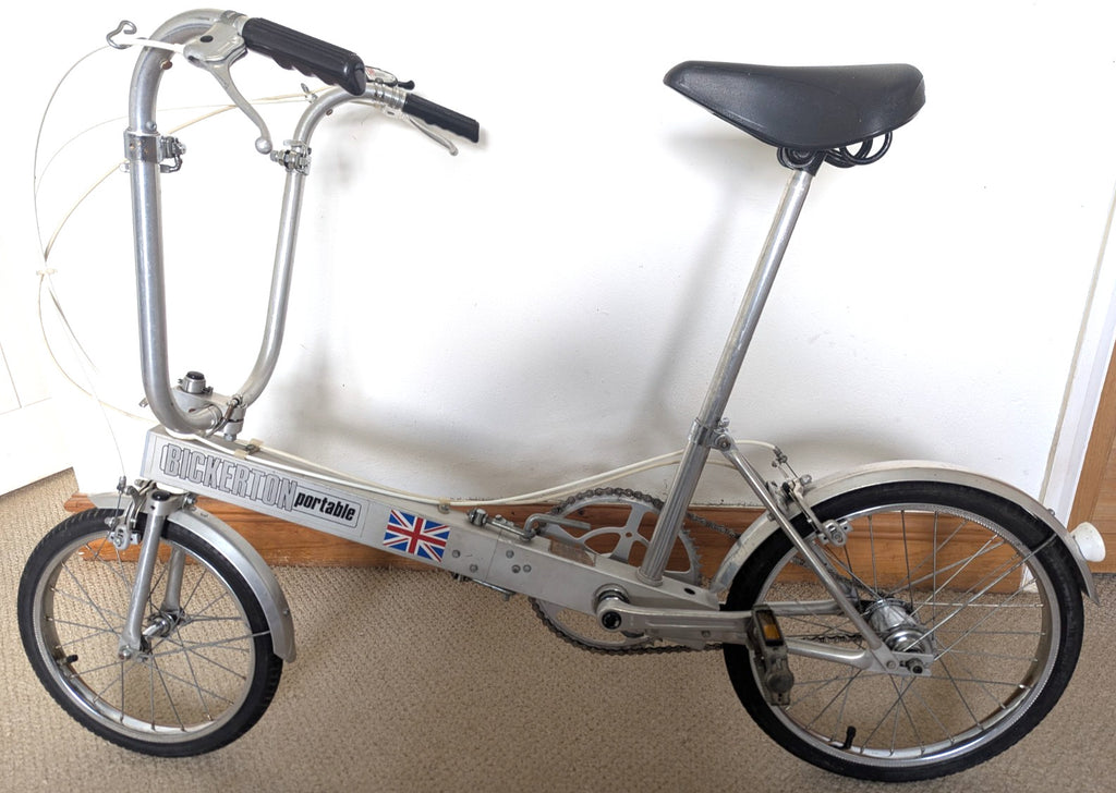 Vintage 1980 Bickerton Portable Folding Bike Compact Portable Excellent