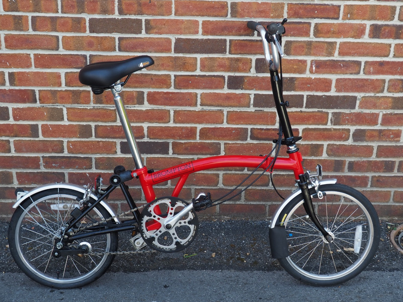 Brompton M3L Folding Bike, Red, 3-Speed — Original Owner Since 2000, Low Mileage