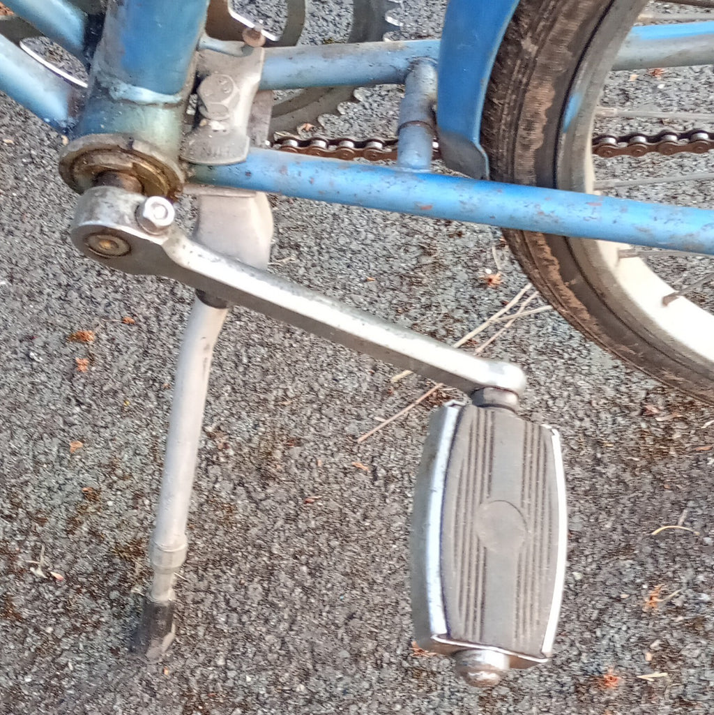 Raleigh Triumph Traffic Master Folding Bike 20in Blue 3 Speed Hub Mudguards Rack