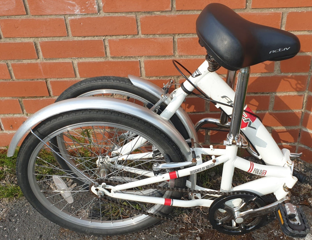 Raleigh Activ Fold‑S 20” Folding Bike – Fully Serviced, Ready to Ride – White