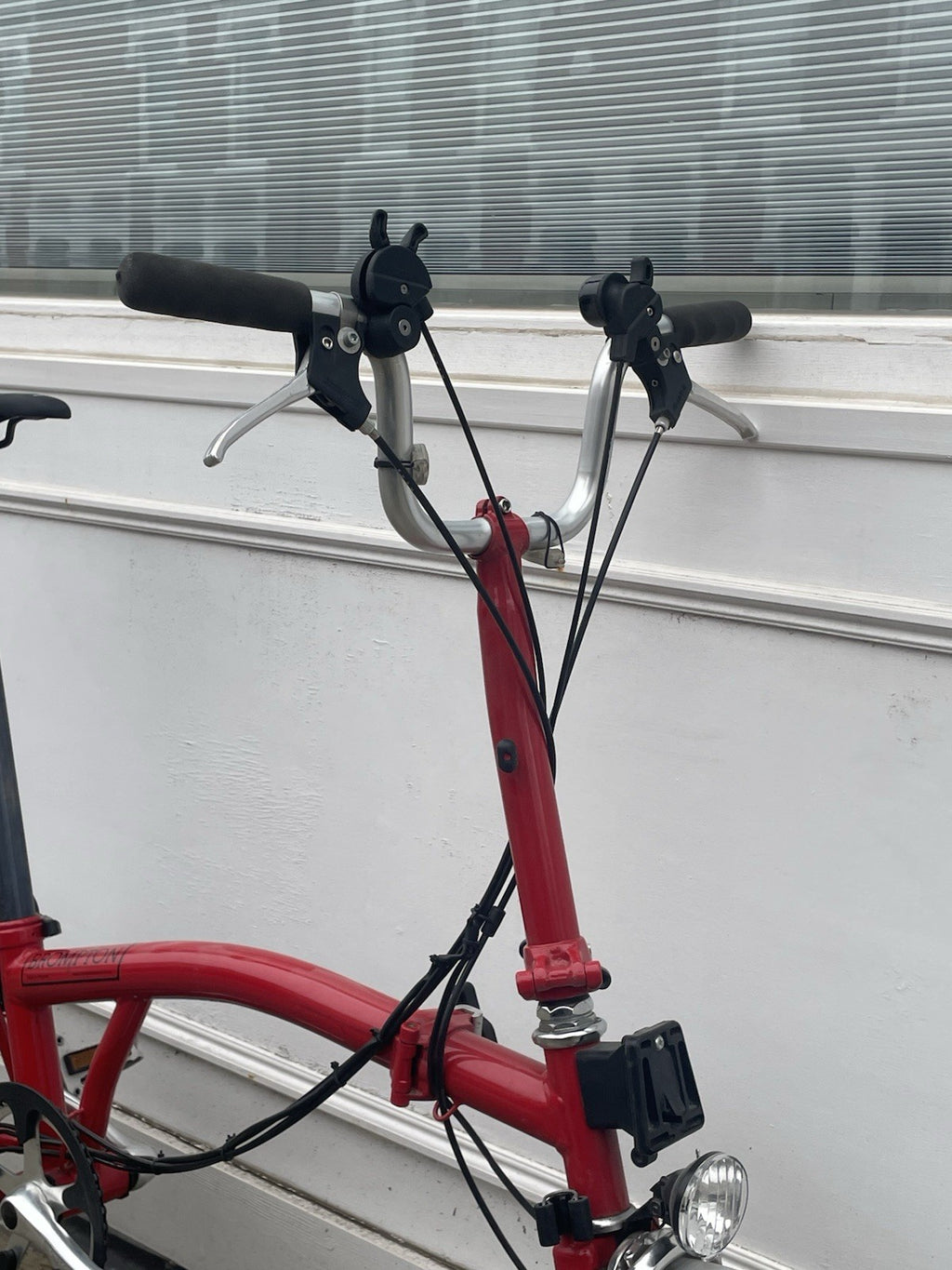Brompton M6R Folding Bike 6-Speed, Red