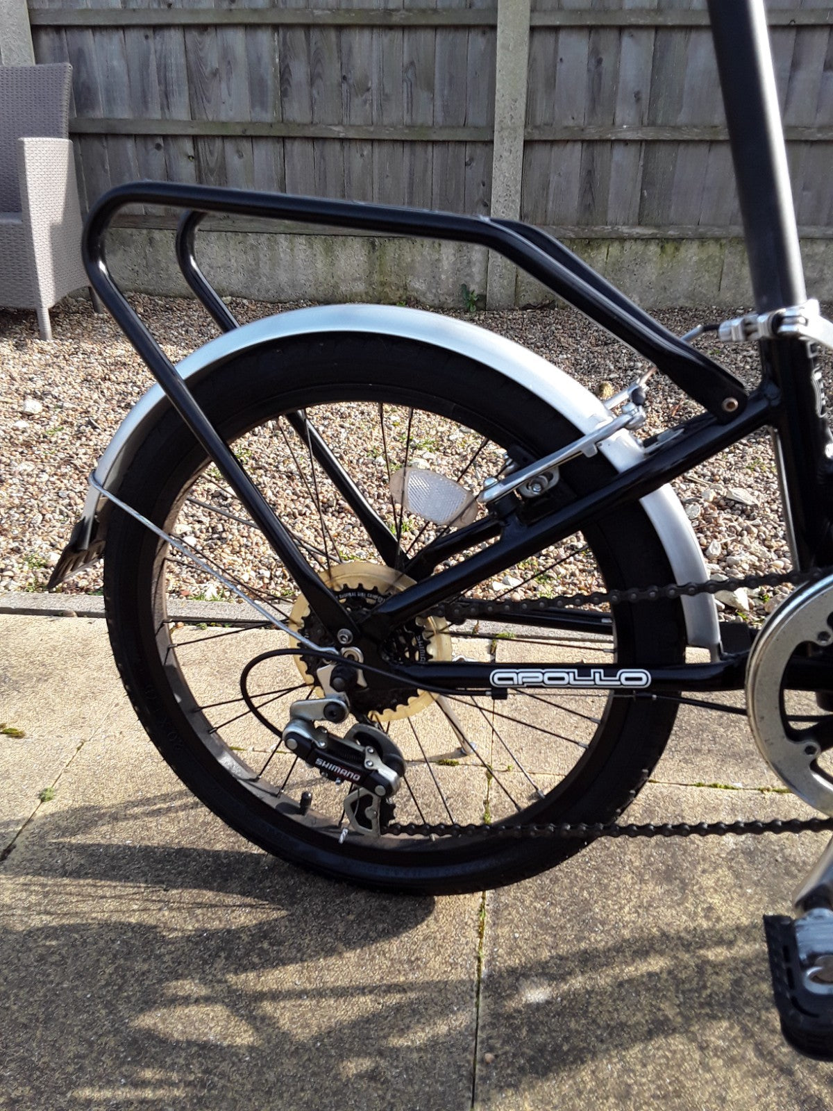Apollo Folding Bike 20"  Aluminium Frame Speed Excellent condition