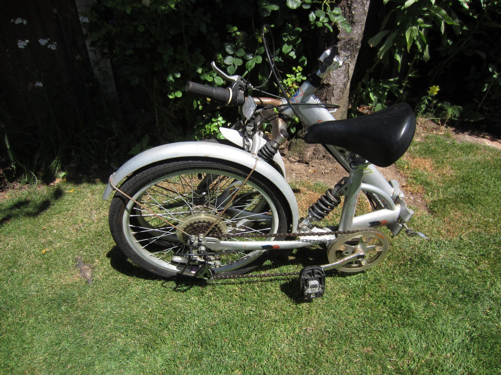 SAFARI FOLD UP BIKE UNISEX FULL SUSPENSION 7 SPEED 20' FOLDING BICYCLE BARGAIN