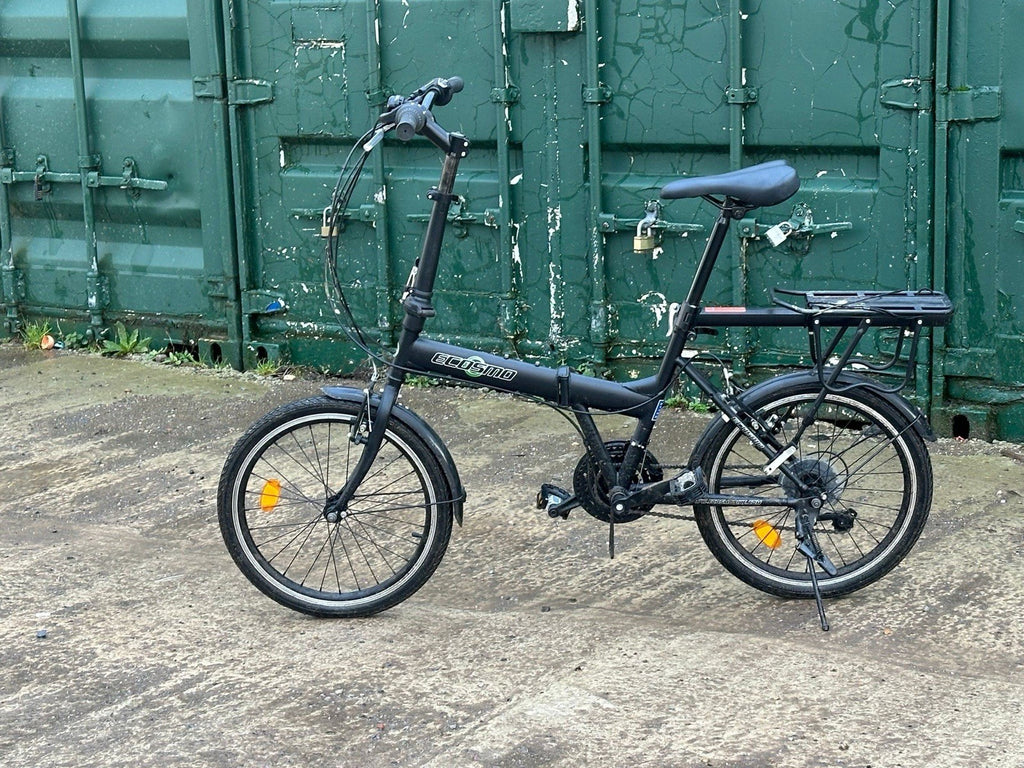 Ecosmo 20" Wheel Lightweight Alloy Folding Bicycle Bike 7 SP Disc, 12kg-20AF09BL