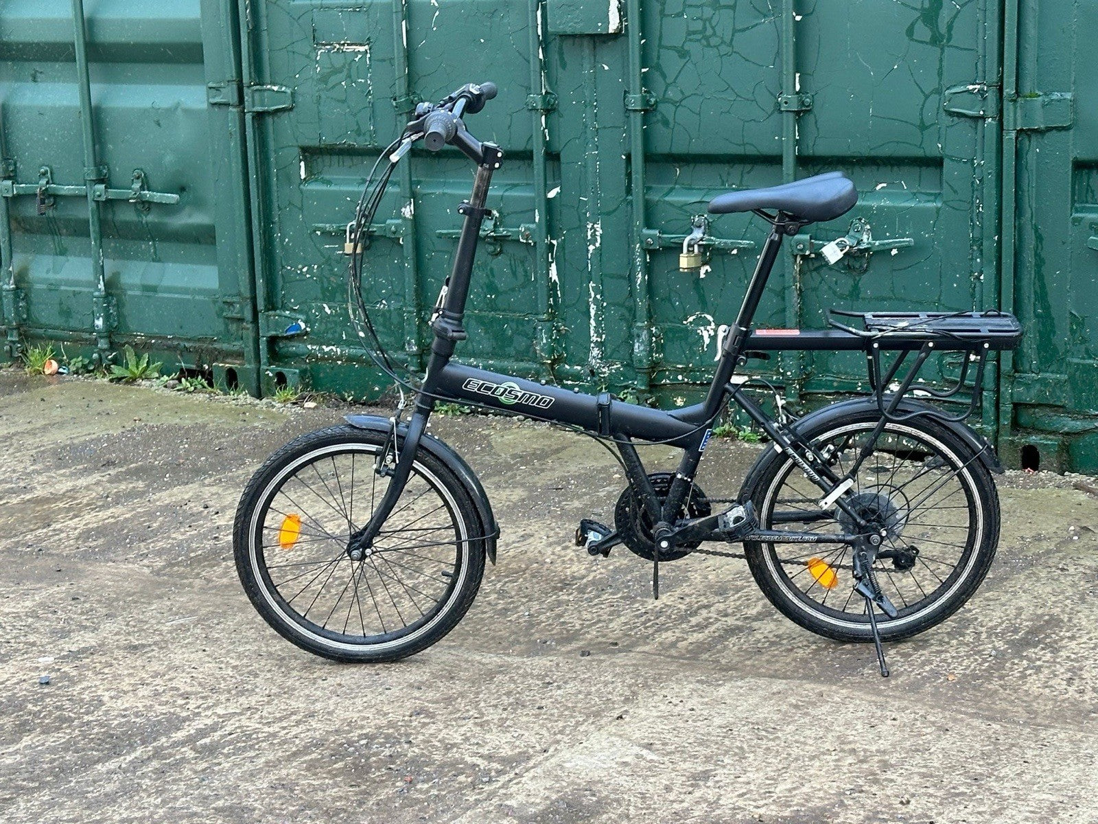 Ecosmo 20" Wheel Lightweight Alloy Folding Bicycle Bike 7 SP Disc, 12kg-20AF09BL