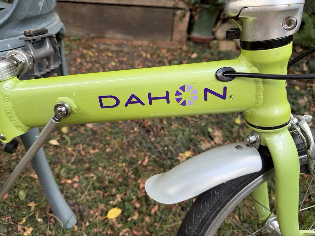 Dahon Jifo 16 Folding Bike 16in Wheels Green/Silver Flat Bar