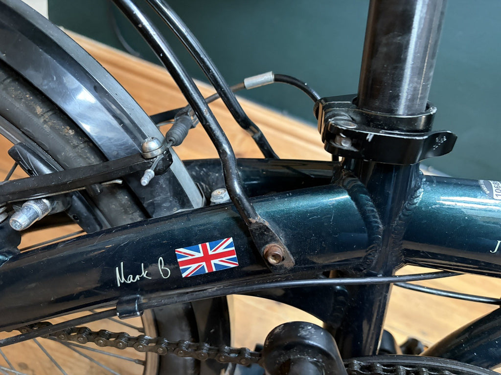 Bickerton Portable Junction 1507 Folding Bicycle in Green, Fully Working