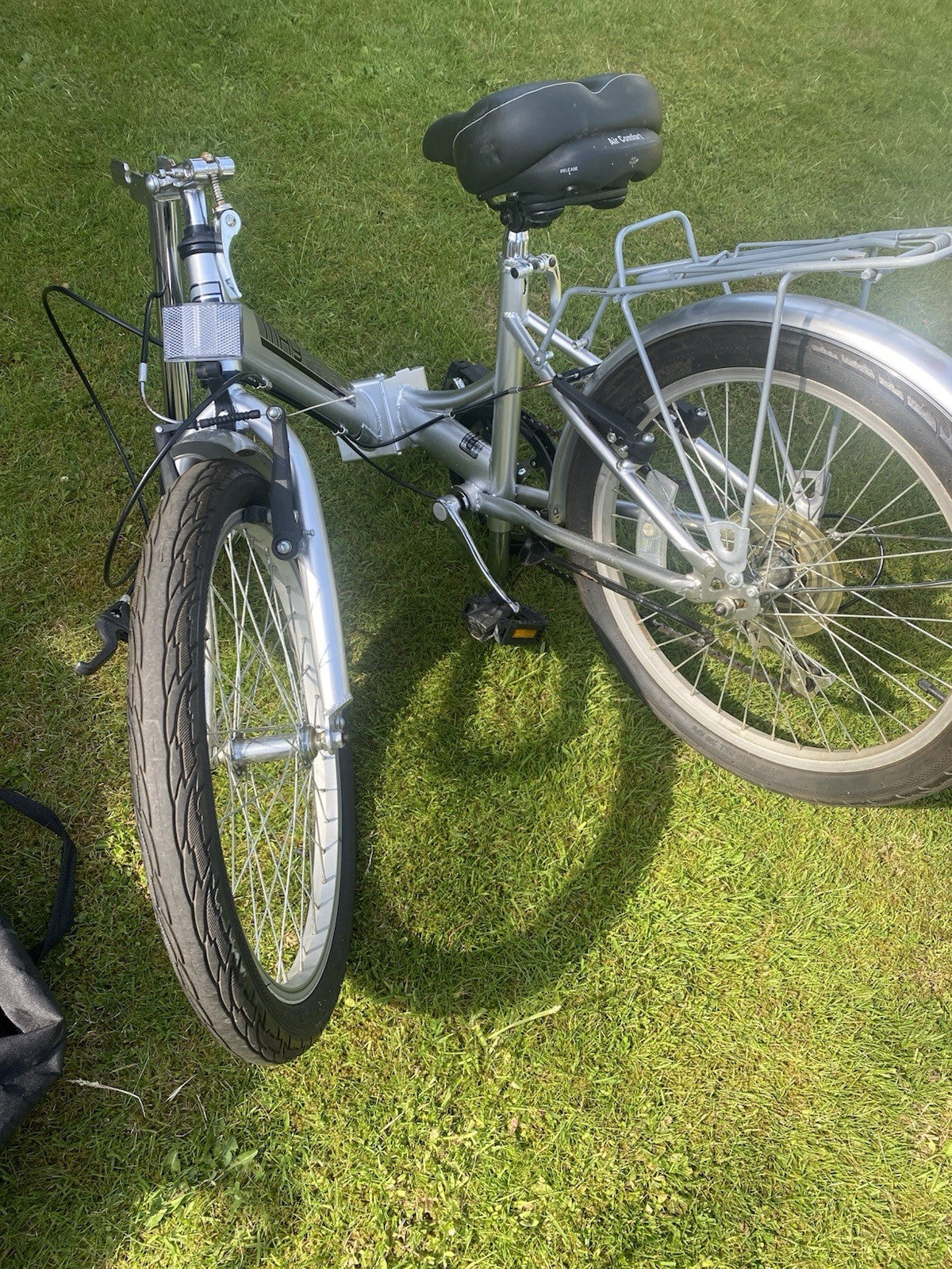 Fold up bikes. One ladies and one gents
