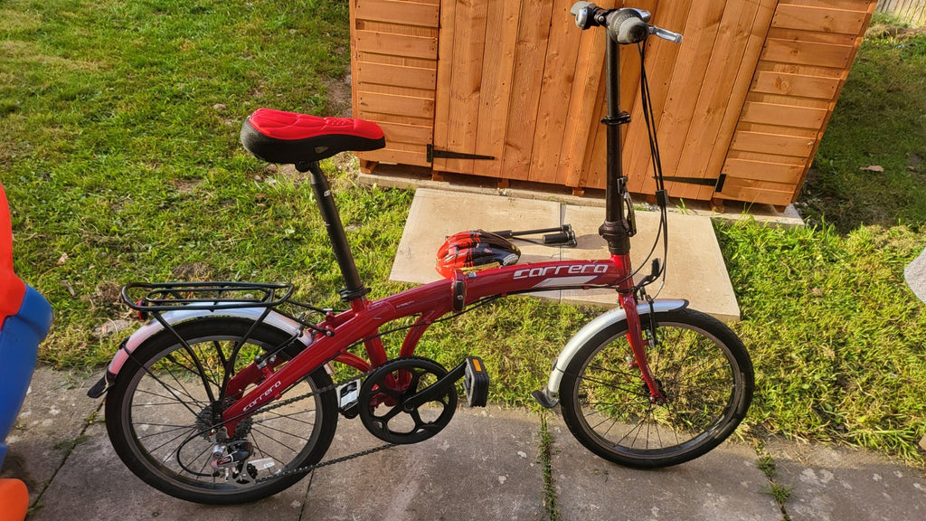 Red Career Foldable Lightweight Bicycle Bike
