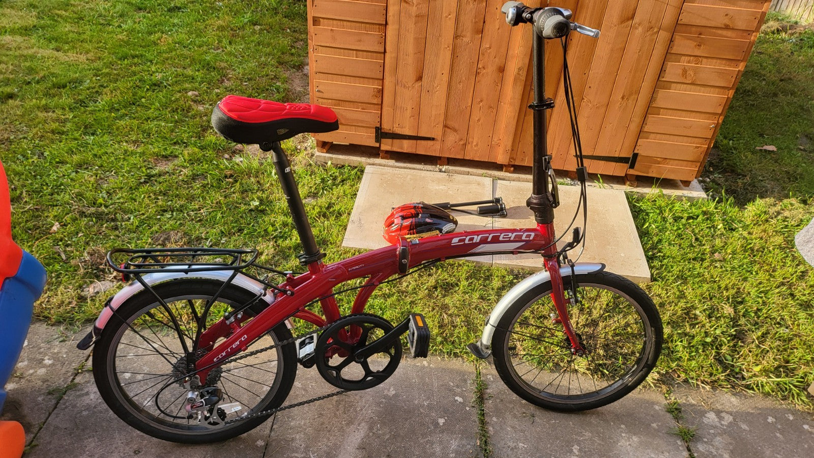 Red Career Foldable Lightweight Bicycle Bike