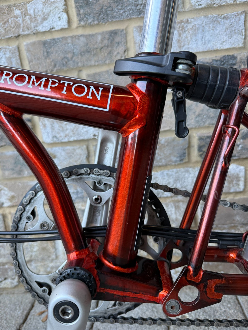 Brompton Flame Lacquer (Full) S6L - C Line 6 Speed Low - RARE - WORLDWIDE SHIP