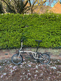 Brompton C Line Explore Elctrc Bike 2025 12-Speed, Roller Frame, Dune Sand