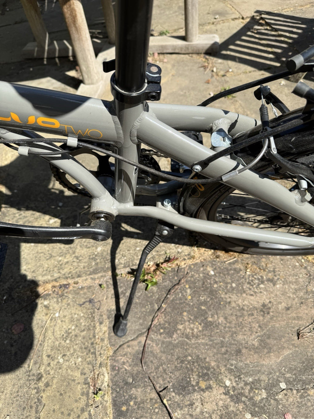 Raleigh Evo 2 Folding Bike 7-Speed Shimano Gears, Grey. Never Ridden.