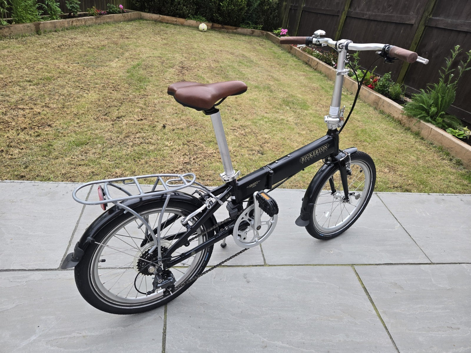 BICKERTON 1808 FOLDING BIKE  RAVEN BLACK TOPCLASSIC BRAND 💥 UNUSED RRP £950 💥