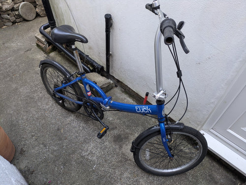 Apollo Tuck 6 Speed 20″ Folding Bike - Blue