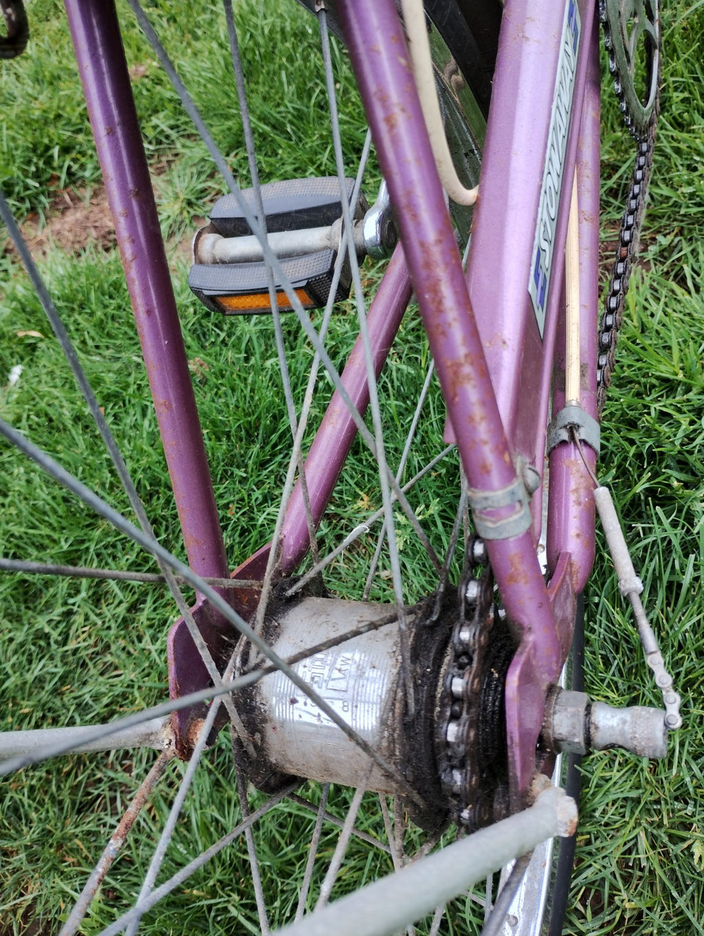 vintage raleigh folding bike. Project / fix up/ spares.