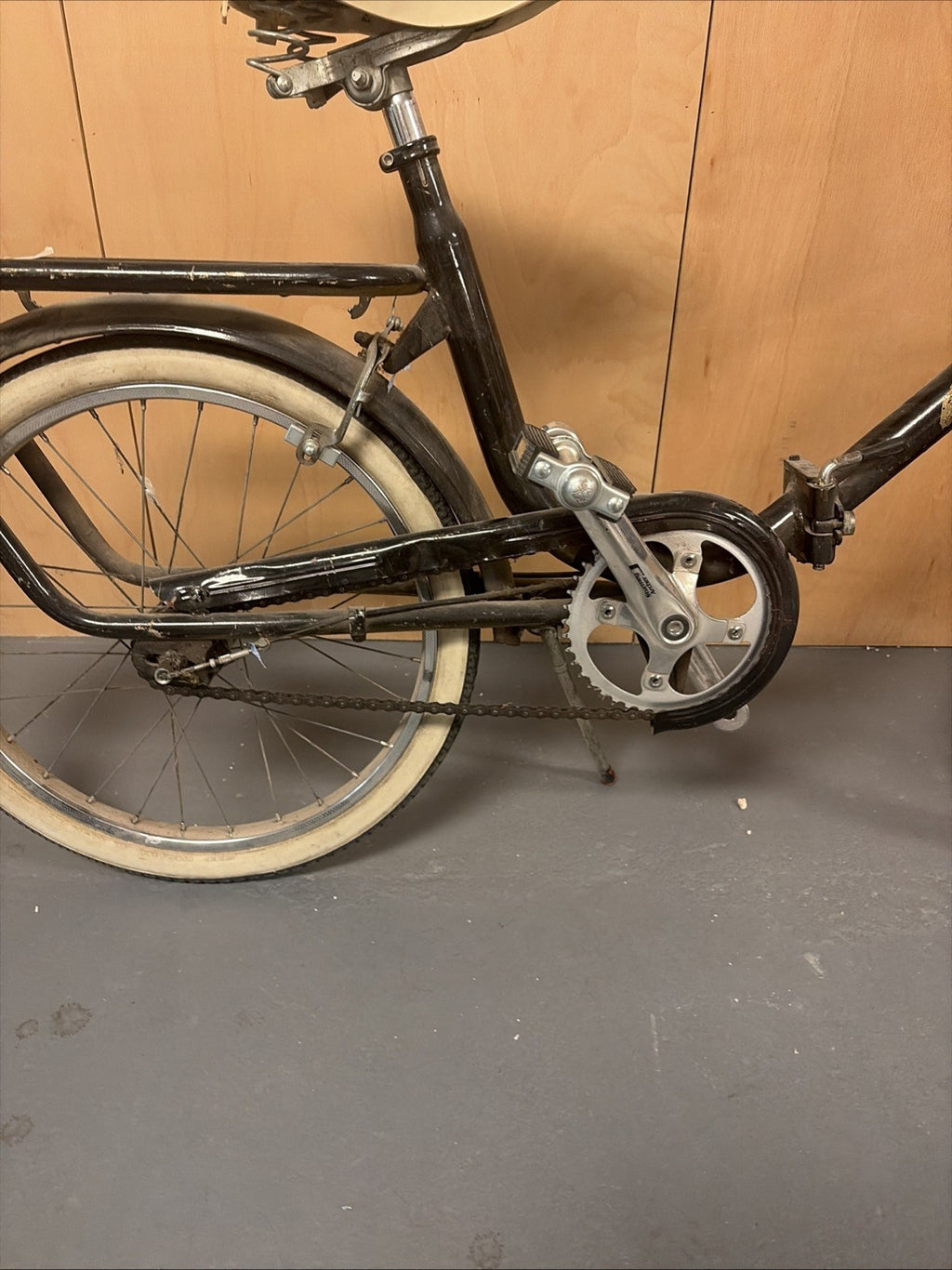 Vintage Folding Bike Girls and Ladies