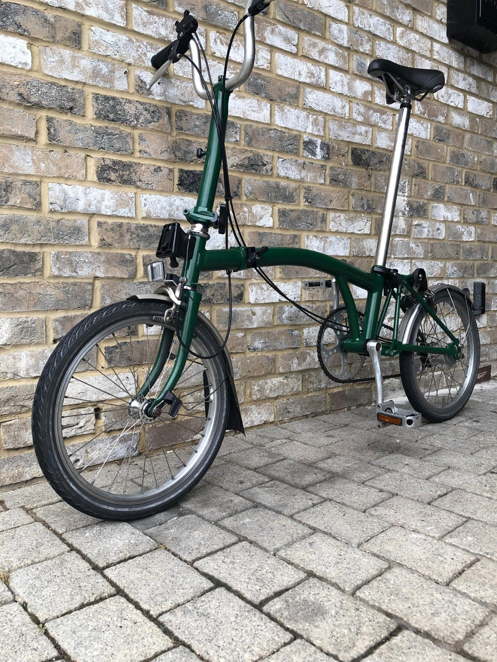 Brompton Racing Green 3 Speed Mid M3L - WORLDWIDE DELIVERY