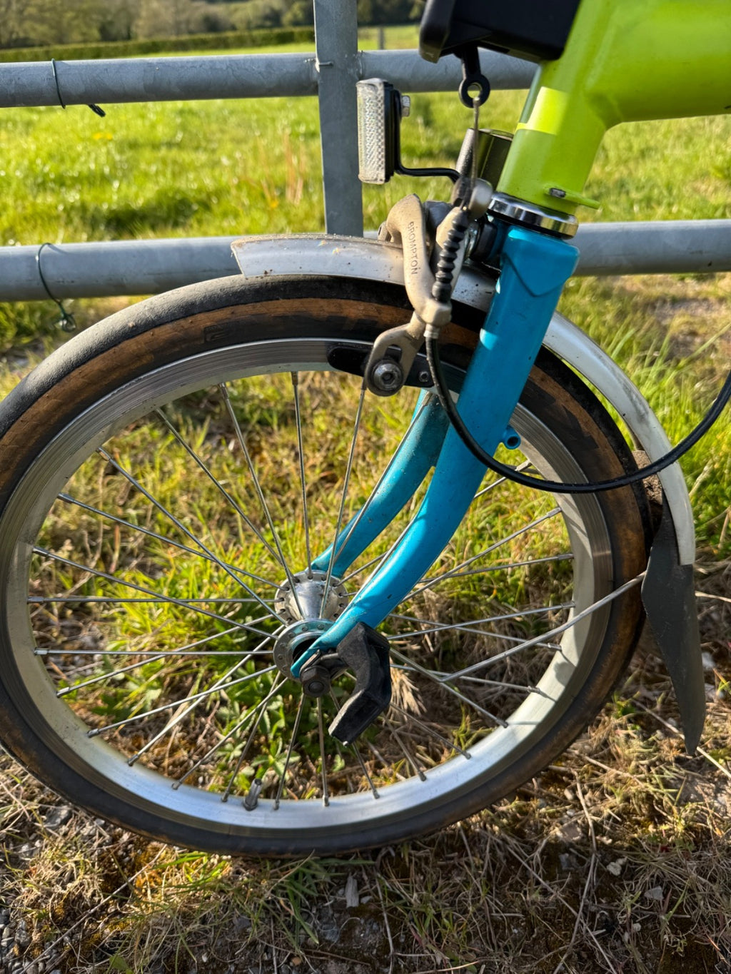 Brompton S2L folding bike - freshly serviced, new chain and wheels
