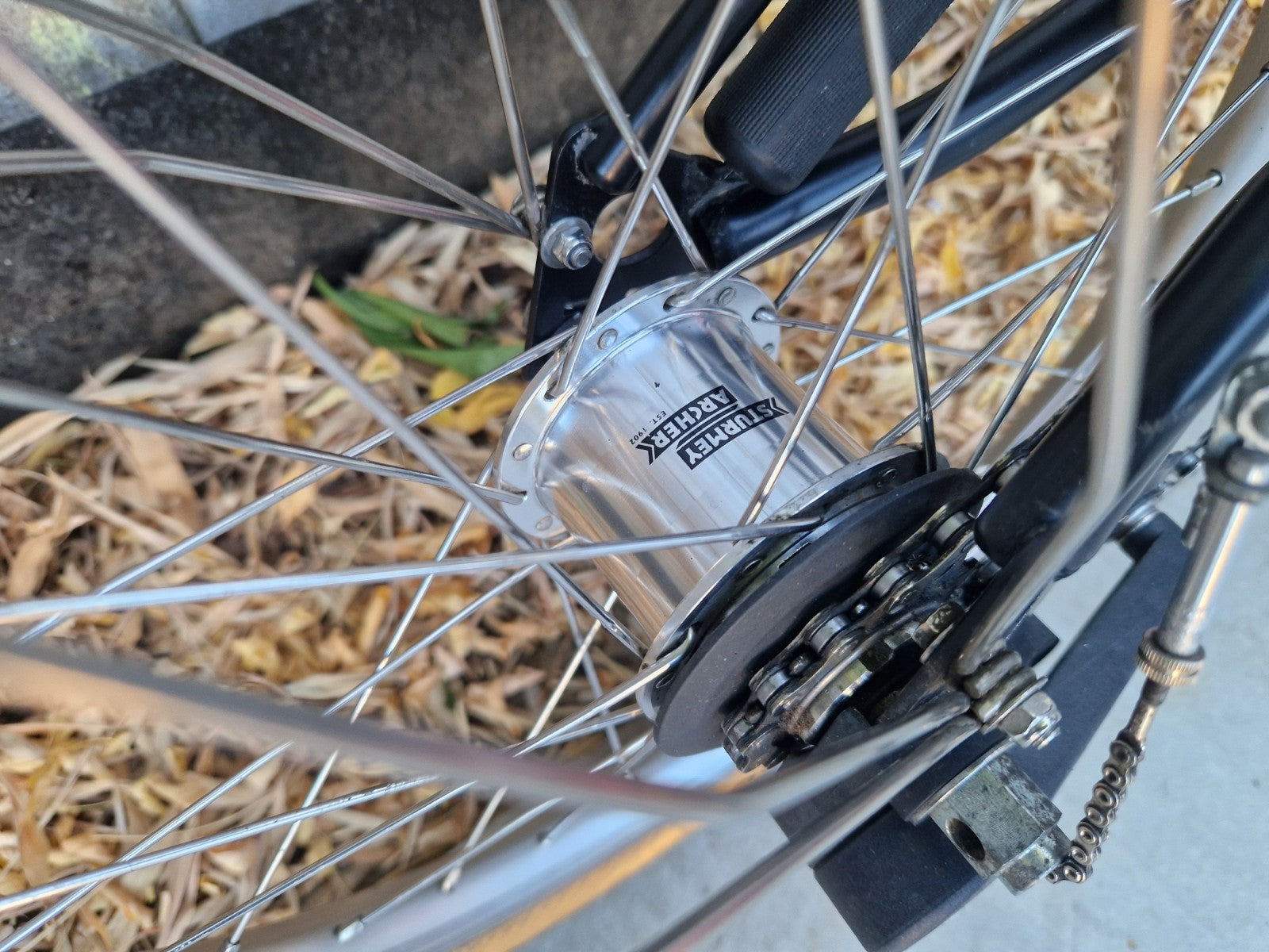 Brompton M3L black - 3 speed - thumb shifter