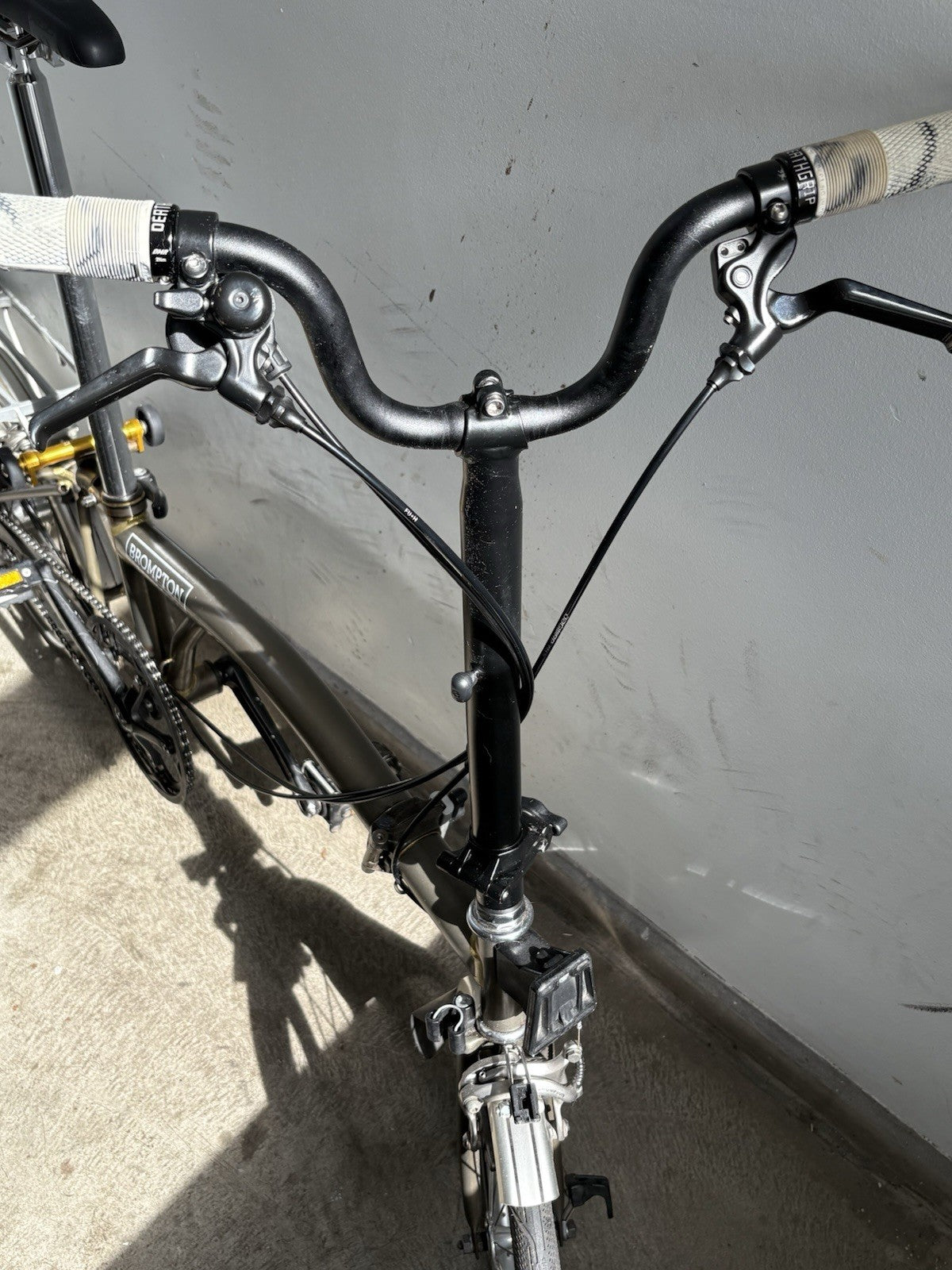 Brompton 3 speed Raw/Lacquer Original London Folding Bike M3L (now C Line)