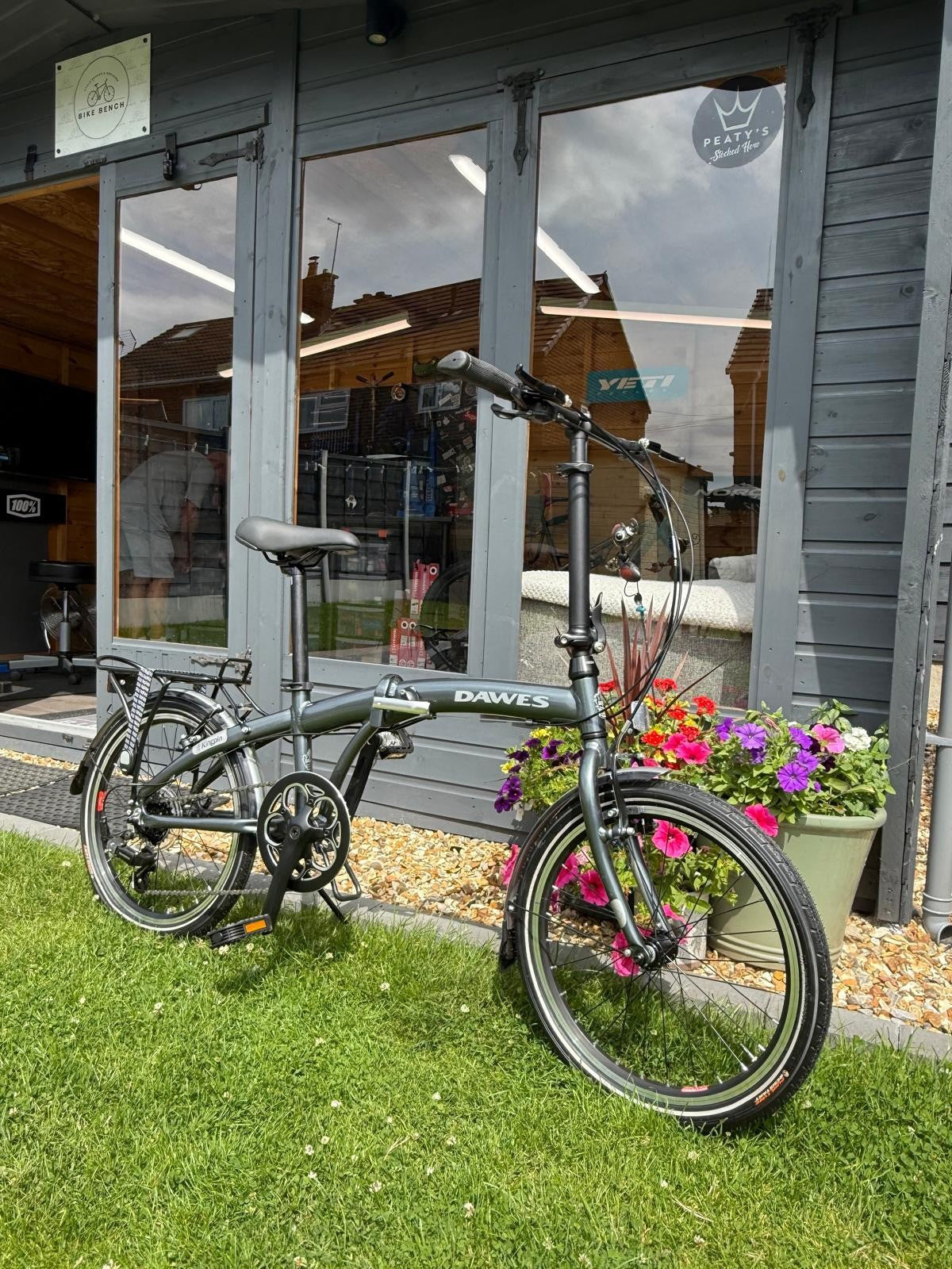 New Dawes Folding Alloy Bike Dawes Kingpin Grey Folder Brand new bike