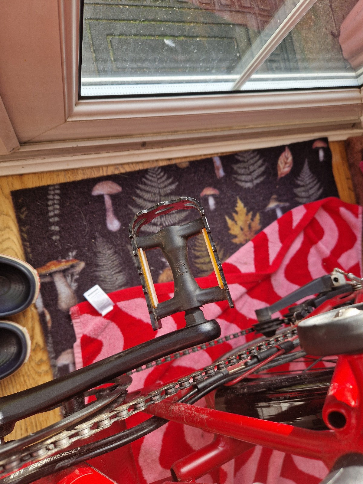 Brompton Folding C Line Bike 6-Speed, Red