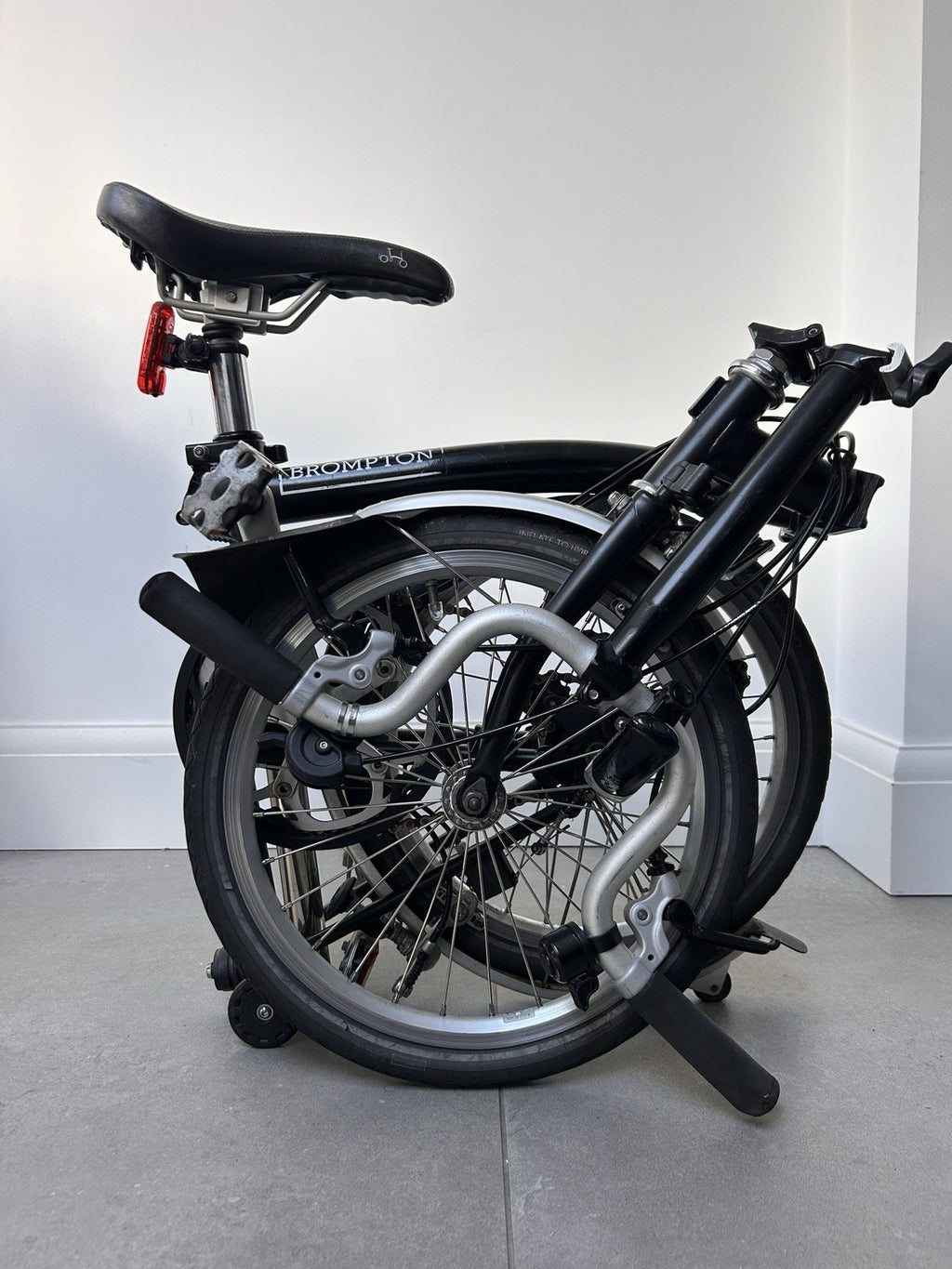 Brompton Folding Bike 3-Speed, Black