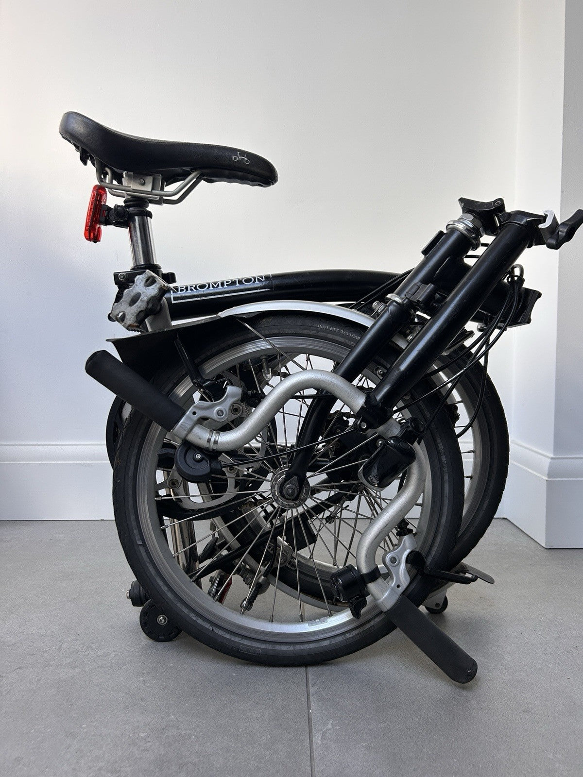Brompton Folding Bike 3-Speed, Black