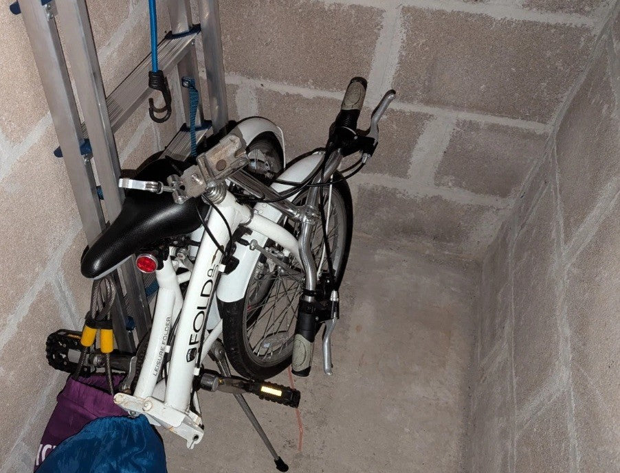 fold up bike Saxon