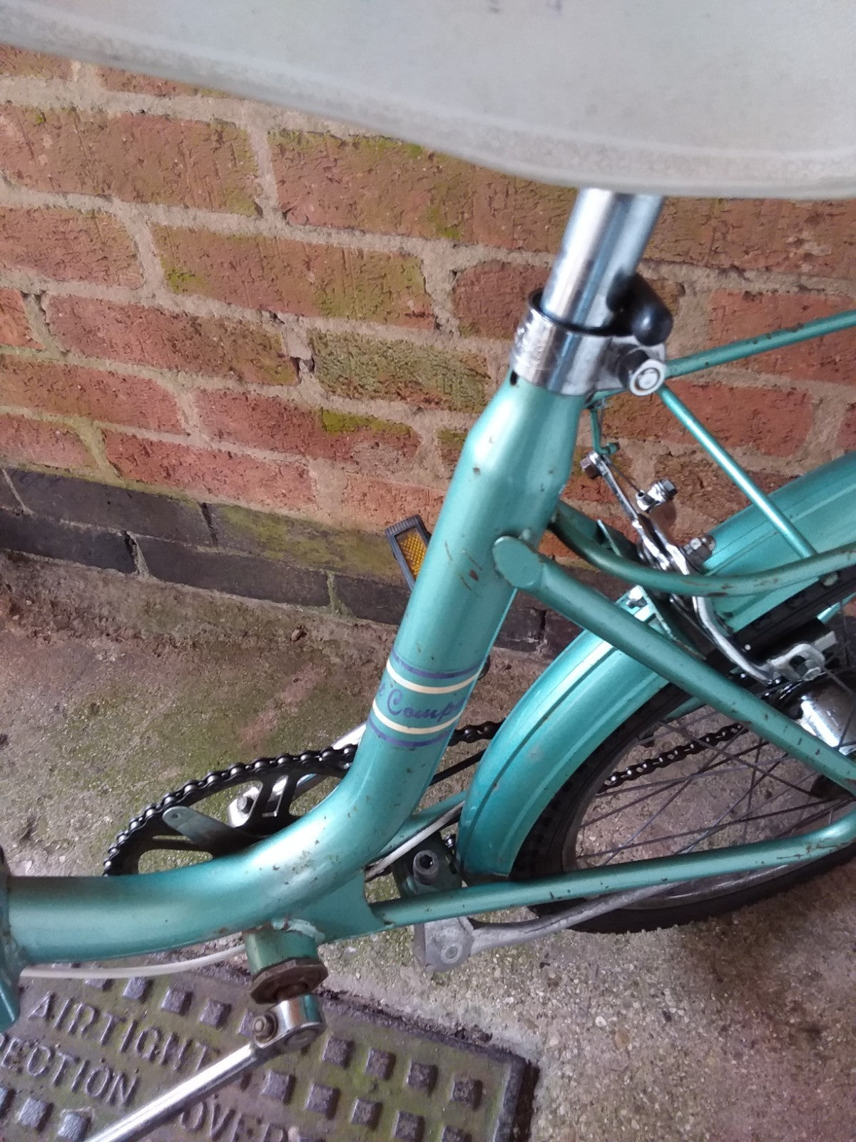 Hercules Compact Folding Bike Vintage 1970s 20" Wheel